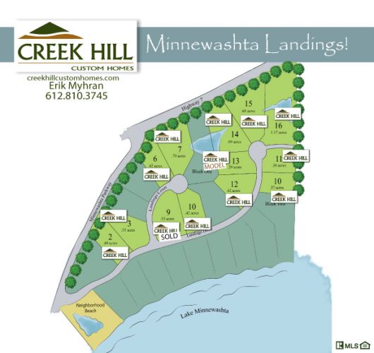 Minnewashta Landings Plat  Map