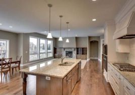 Kitchen Great Room Creek Hill Custom 7791
