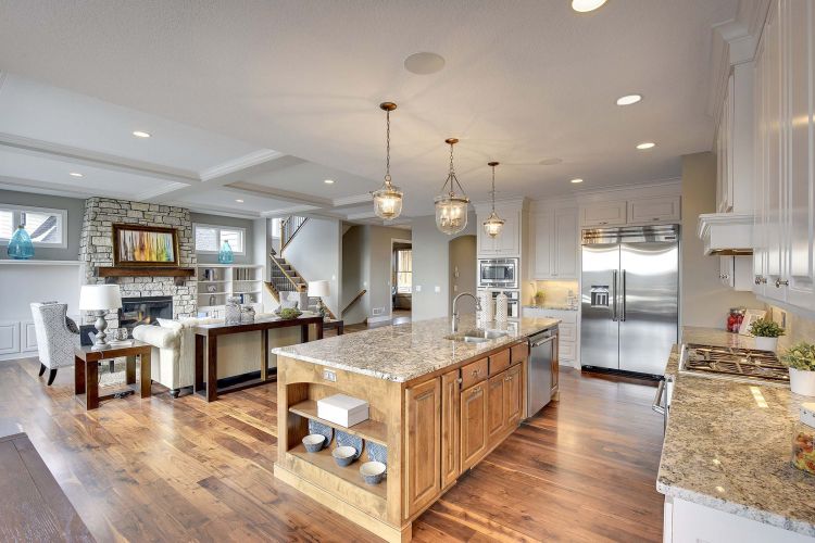 Creek Hill Custom Great Room Kitchen 5425