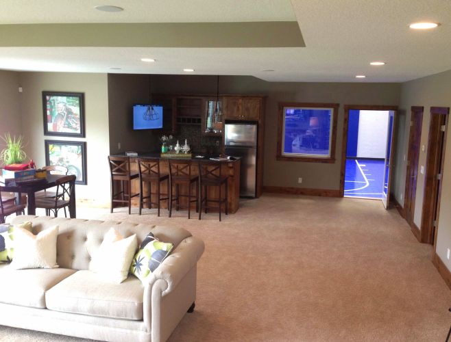 LowerLevel Bar Creek Hill Custom Homes