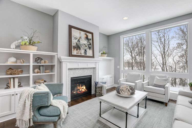 7508 Walnut Grove Lane N Creek Hill custom Homes Fireplace
