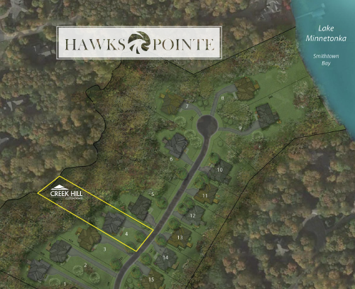 Hawks Pointe Lake Minnetonka 6510 Creek Hill Custom Homes Lot
