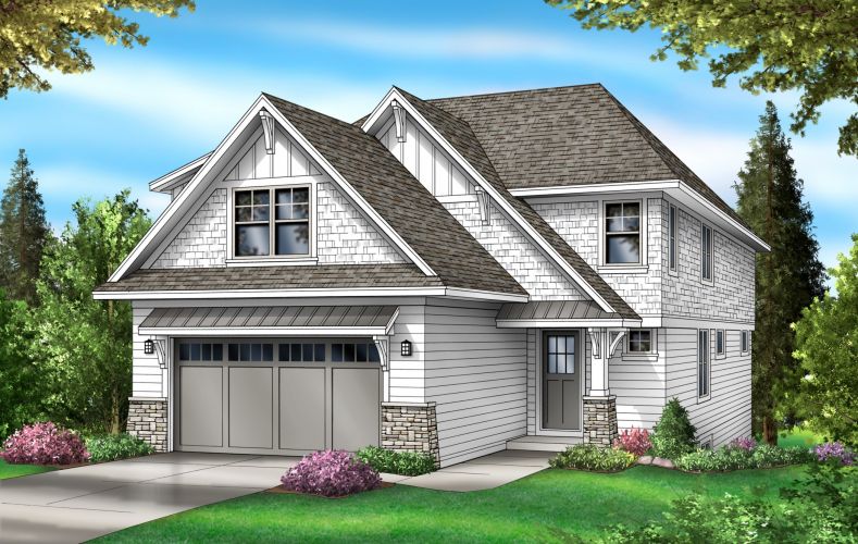 Orono MN Creek Hill Custom Home 4079 highwood rendering