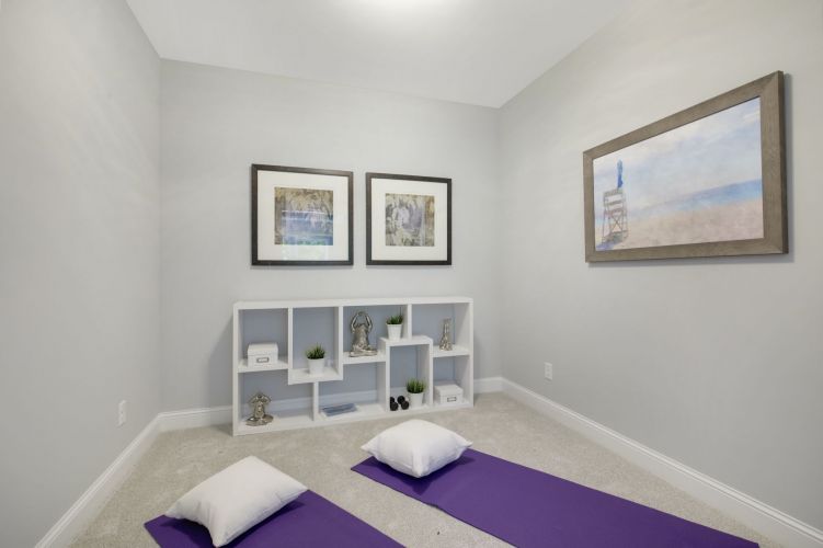 Rec Room Bonus Room Yoga Creek Hill Custom Homes
